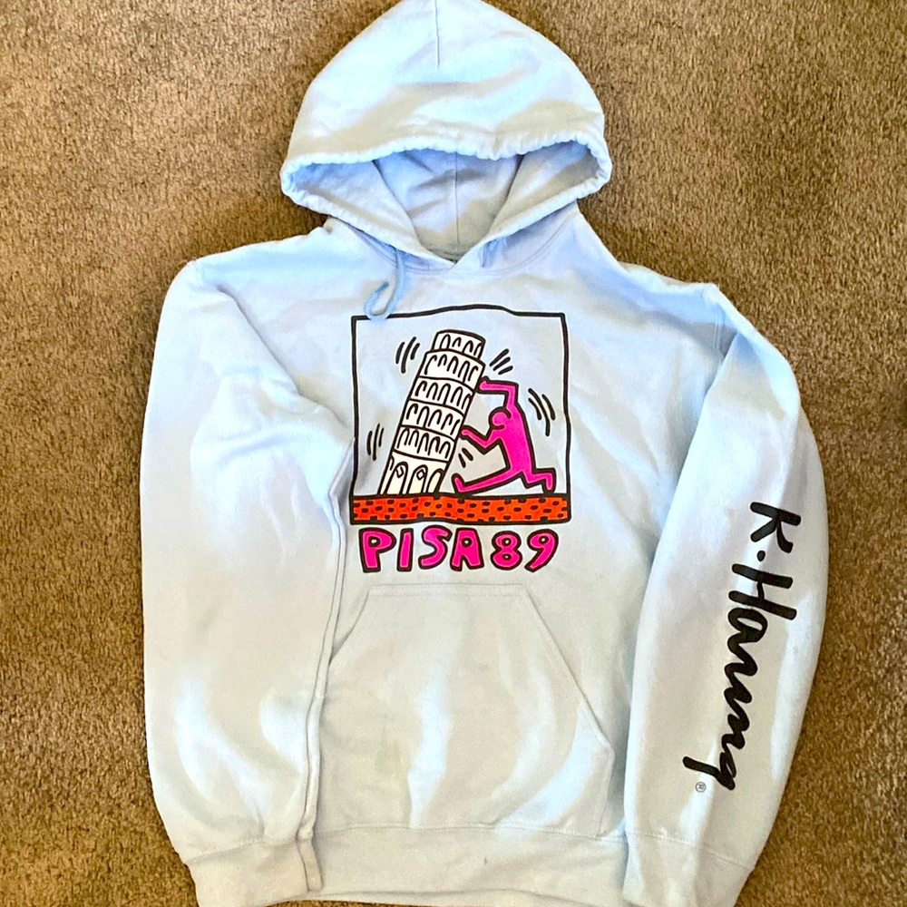 KEITH HARING SKY BLUE HOODIE (Small)